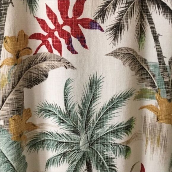 Arthouse Hawaiian Tropical Print‎ Shirt Palm Trees Size L - Picture 6 of 10